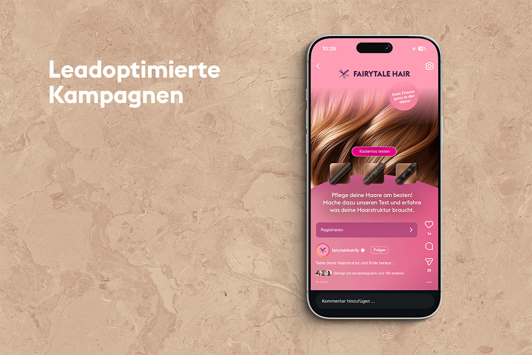 Einblendungsoptimierte IG Kampagne