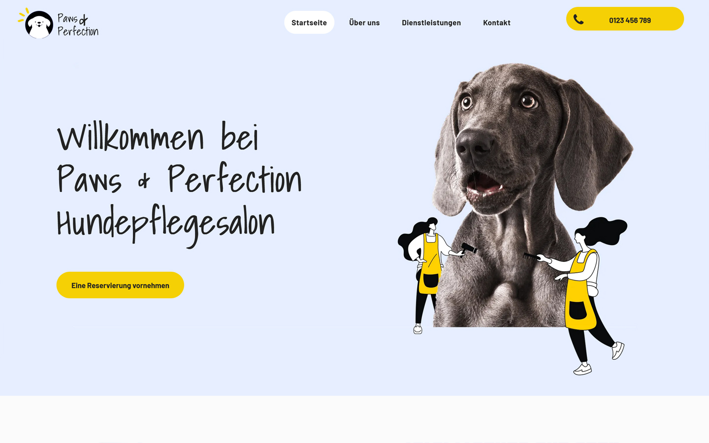 Website Showcase Hundepflegesalon