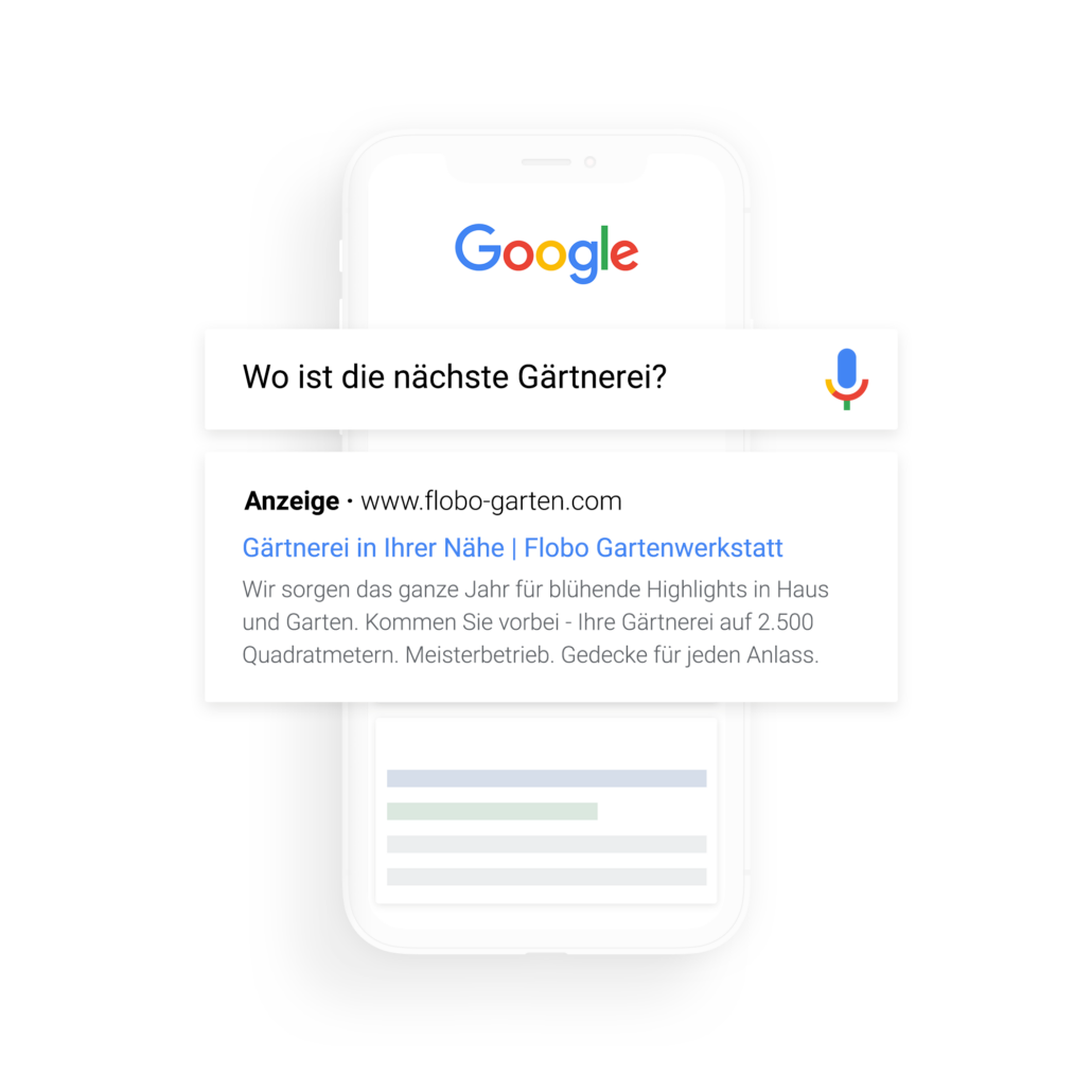 Werbung für Ihre Gärtnerei mit Google Ads schalten
