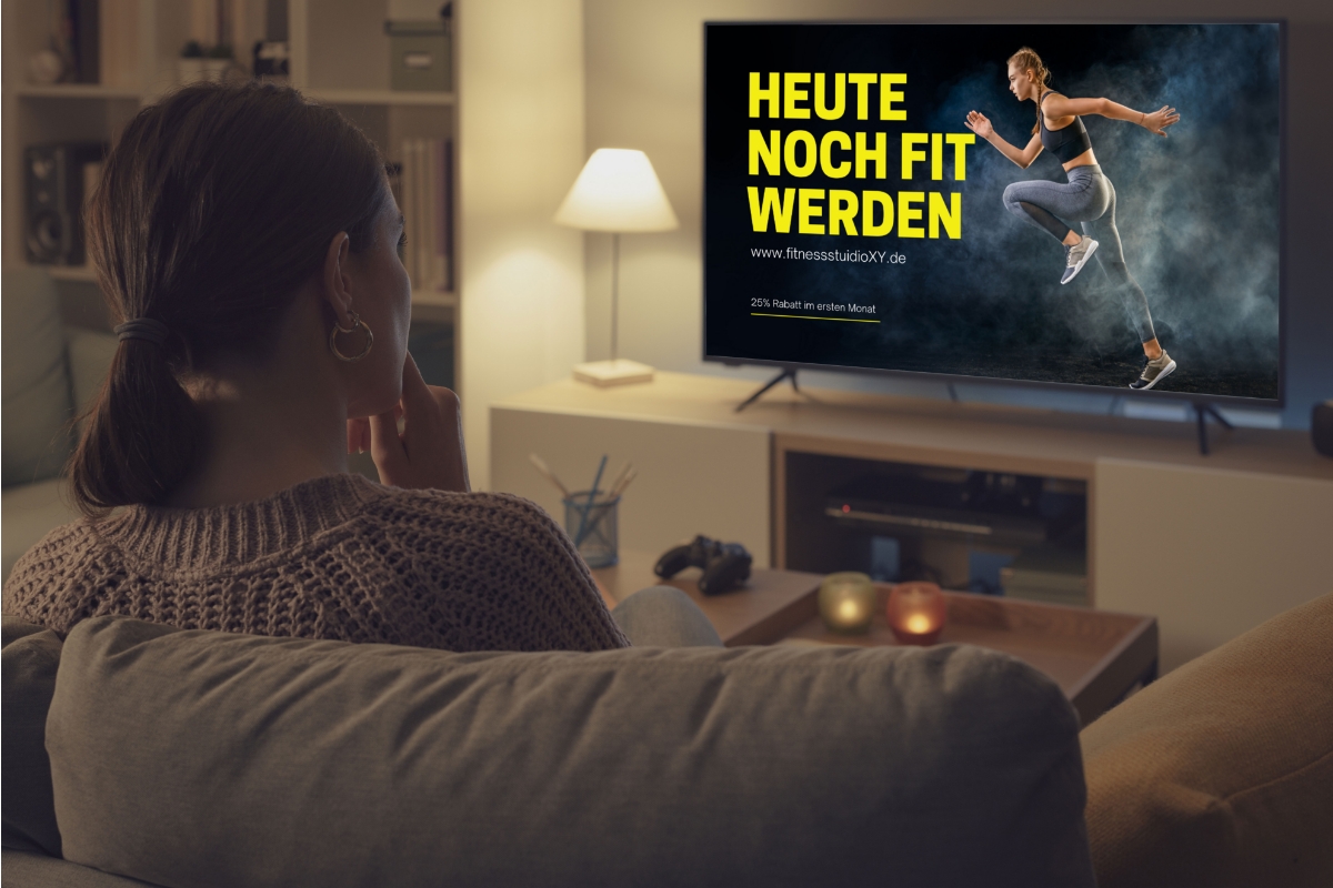 Beispiel Connected TV Werbung