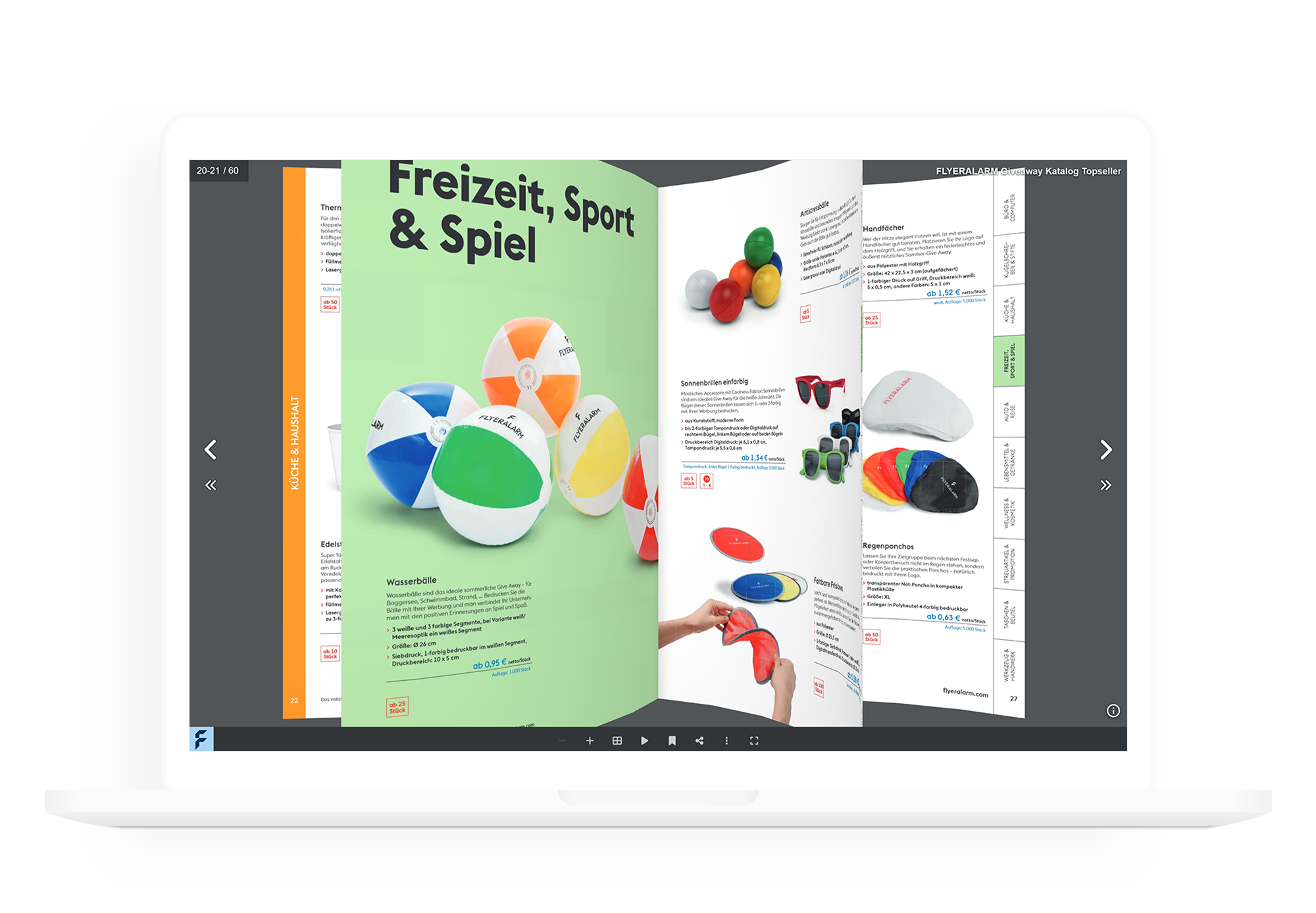 Online Blättermagazine Beispiel