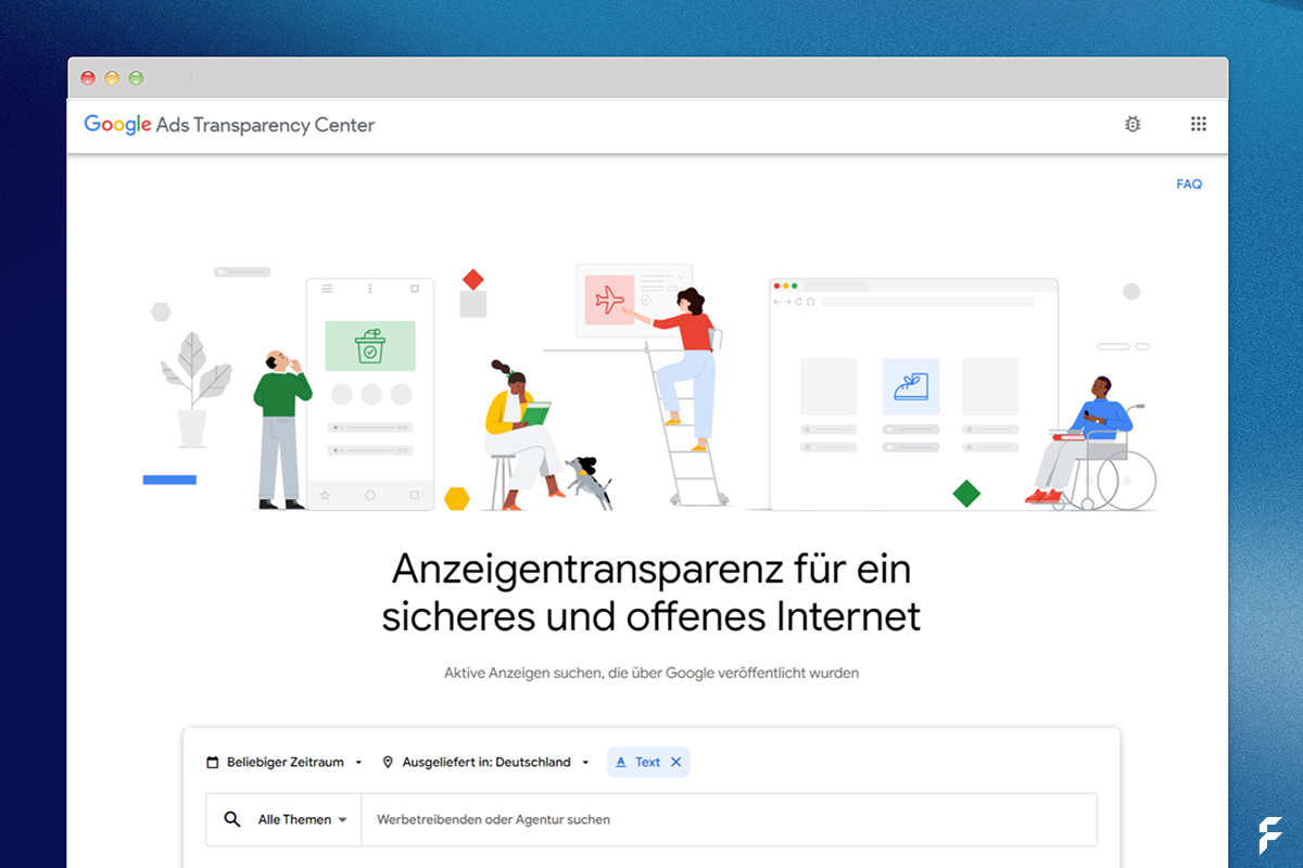 Google Ads Transparenz Center