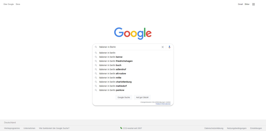 Die Google-Suche