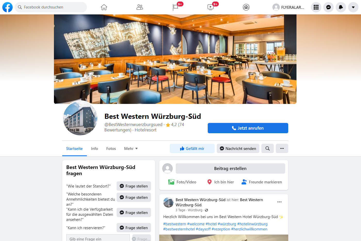 Hotel-Marketing über Facebook