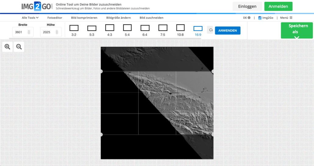 img2go Online Bilder zuschneiden