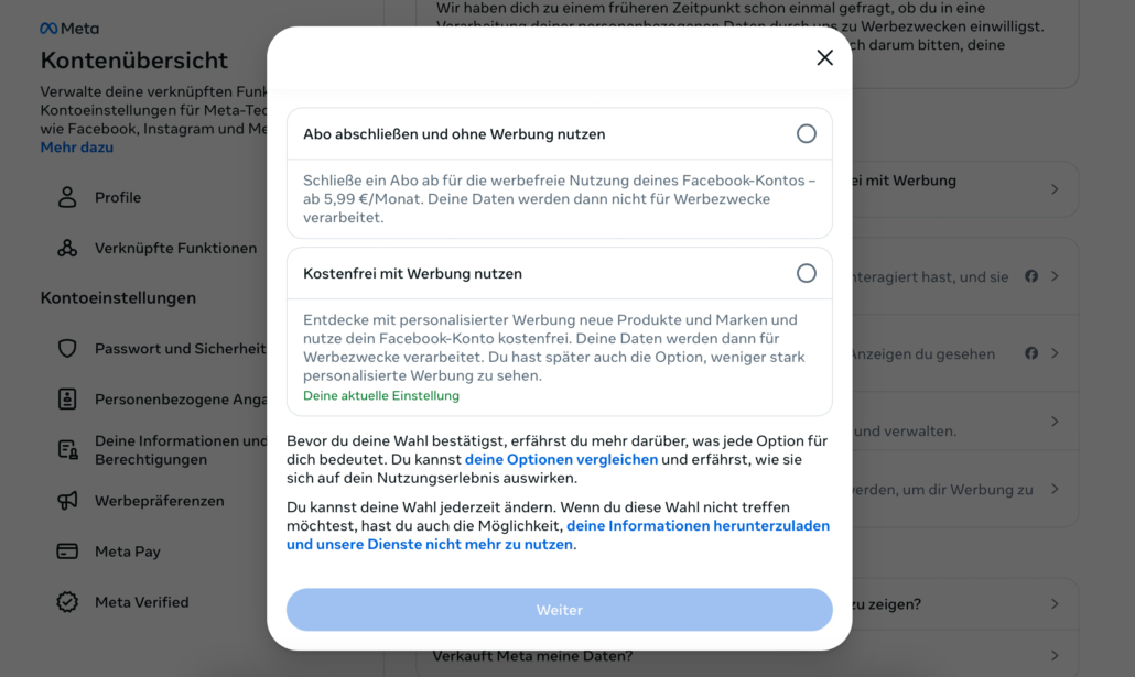 Instagram ohne Werbung nutzen per Abo