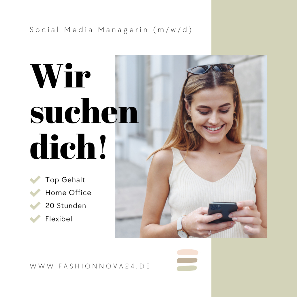 Kreative Stellenanzeigen – Social Media Manager