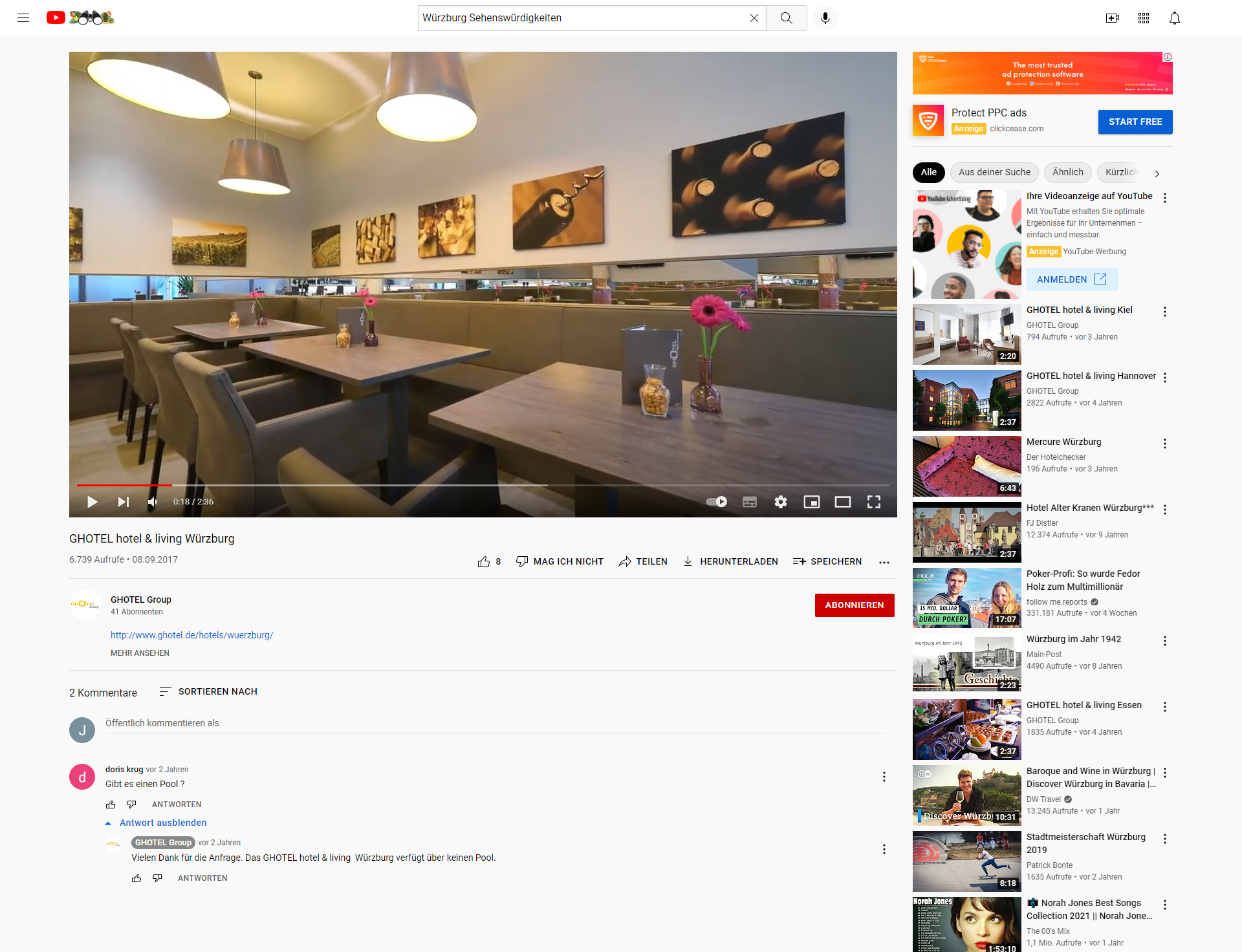 YouTube Marketing für Hotels
